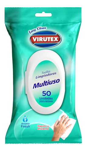 Toallas Multiuso Fresh Virutex 50 Unidades
