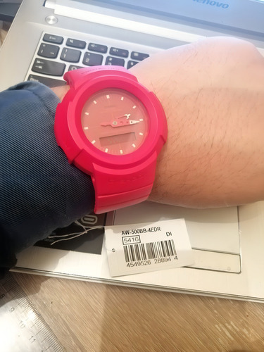 Reloj Hombre Casio G-shock Aw-500bb-4edr Rojo /jordy