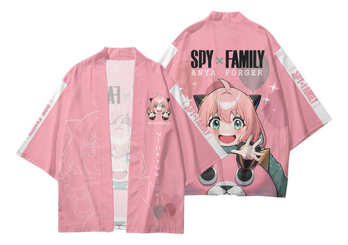 Spy Family Disfraz Cosplay Cardiga Manga Corta Adulto Niño