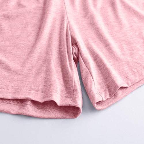 Pantalones Cortos De Verano Con Cintura Elástica Y Cintura D