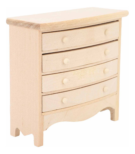 Cajonera Dollhouse En Miniatura Con Varios Cajones A Escala