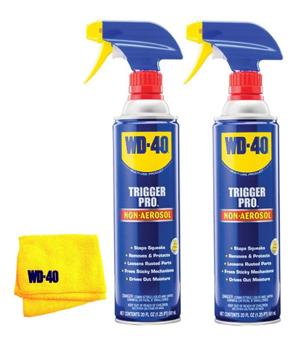 Wd-40® Lubricante Multiusos Trigger Pro 591ml/ 20oz  X2 Und