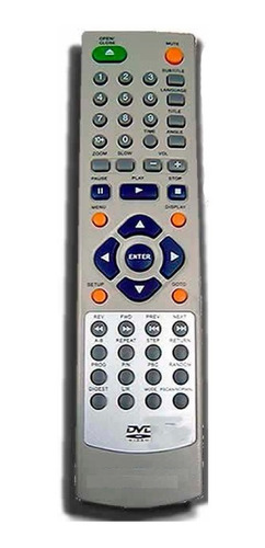 Imagen 1 de 3 de Control Remoto Dvd Admiral Durabrand Granda Lynxs 203 Zuk
