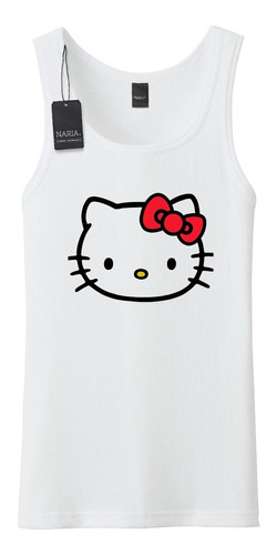 Musculosa Hombre Hello Kitty Diseño Art Logo - Pshk5