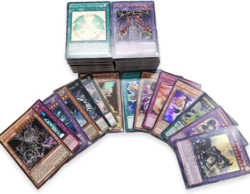 Yugioh Mega Pacote 105 Cartas Com Raras E Holofoil Originais