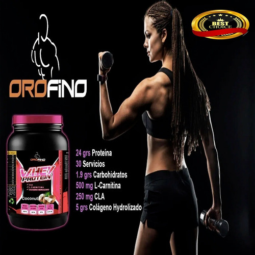 Imagen 4 de 5 de Proteina Orofino Whey Woman 1 Kg + Shaker De Regalo