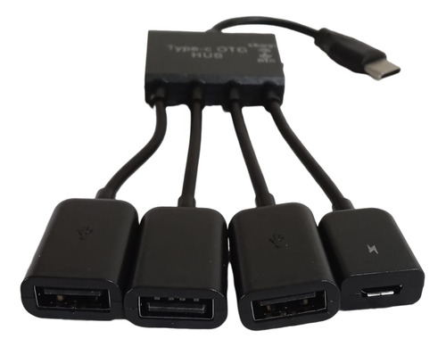 Hub Celular Tipo C Adaptador Múltiple Cable Otg Usb Carga