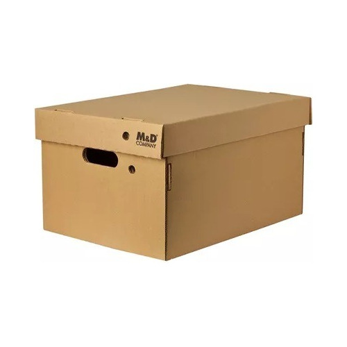 Caja Archivo Carton Marca Myd 42x32x25 Multiuso Pack X 10