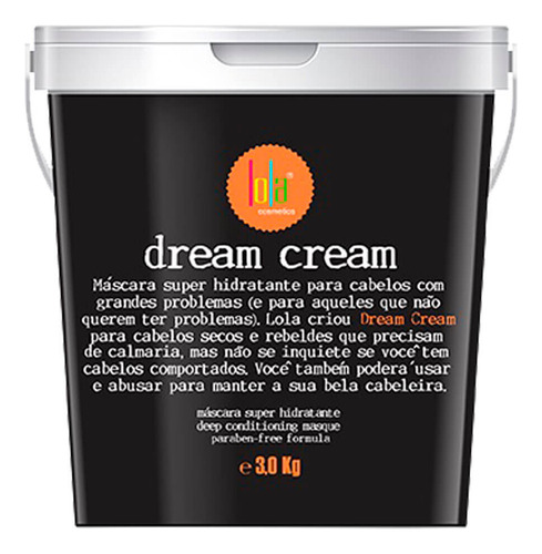 Lola Cosmetics Dream Cream - Máscara Capilar - 3kg