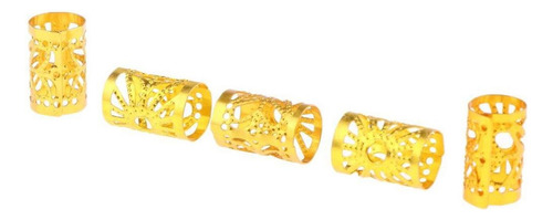 100 Unidades Dreadlocks Beads Anillos De Extensión De Pelo