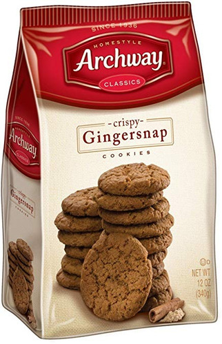 Archway Cookies, Galletas De Jengibre, De 12 Onzas