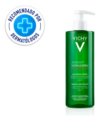 Gel De Limpieza Vichy Normaderm de 400 mL Vichy día/noche para piel grasa
