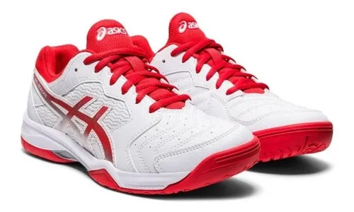 Asics vermelho e clearance branco