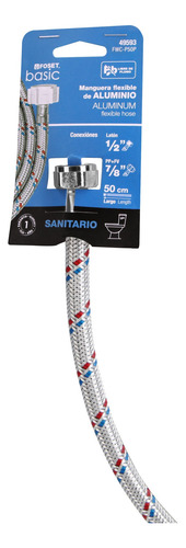 Manguera/conector Flexible Plástico Wc 50cm Basic 49593