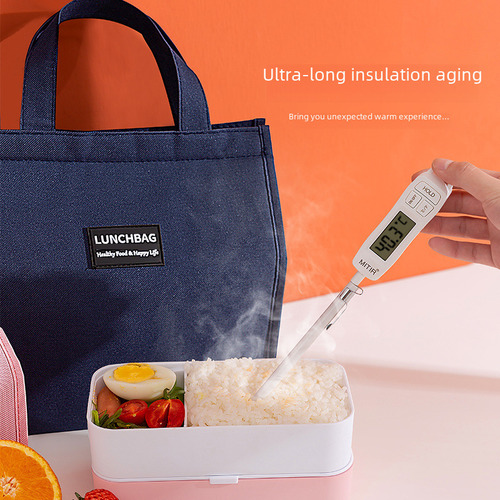 Bolsa Térmica Portátil Para Almuerzo, Tamaño Mediano, 24 X 2