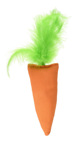 Nuestras Mascotas 100percent Catnip Zanahoria Carrot Cat Toy