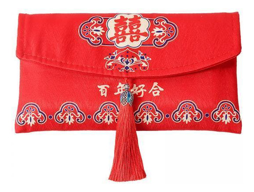 2 Sobres Rojos De Boda China, Bolsa De Regalo De Año Nuevo,