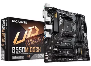 [ ] Placa Gigabyte B550m Ds3h Am4 V/s/r Ryzen 9/7/5/3