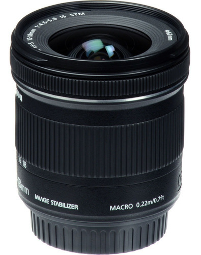 Imagen 4 de 7 de Lente Gran Angular Zoom Canon Ef-s 10-18 Mm F/4.5-5.6 Is Stm