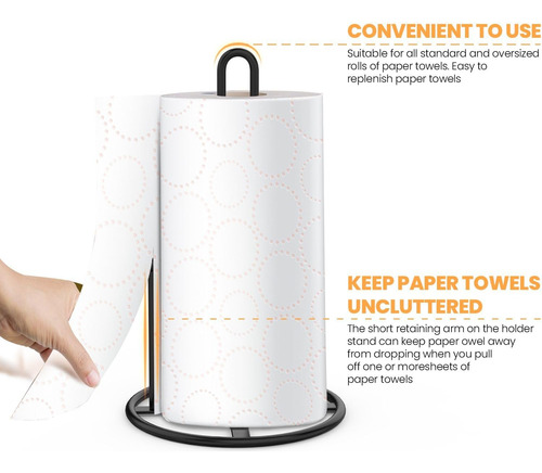 Soporte Para Toallas De Papel, Soporte De Rollo De Cocina Ne