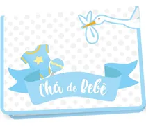 Comprar Convite Chá De Bebê Fraldas Menino 12 Uni Regina Festas