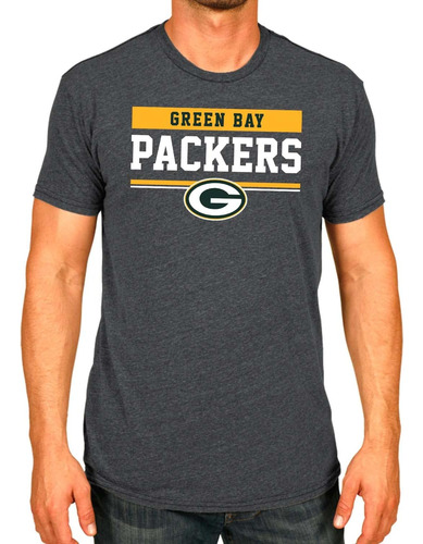 Camiseta Nfl Packers Game, Playera Gb Tackle