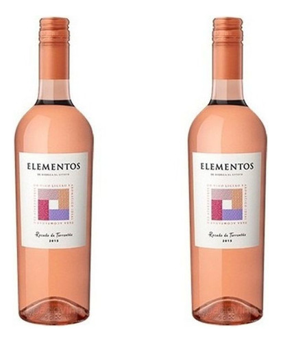 Botella De Vino Rosado Elementos Torrontés 750ml X2u