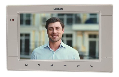 Imagen 1 de 3 de Monitor Portero Leelen Visor Analógico Lcd 7 Soporta Cámara