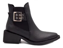 Comprar Botitas Mujer Texana Botinetas Con Taco Cuero Vacuno 2105gr