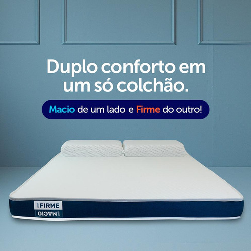 Colchão Casal Guldi Duplo Plus D28 (16x138x188) Branco E ...