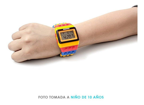 Reloj Para Joven Niño Niña Bloque Ajustable Marca Shhors