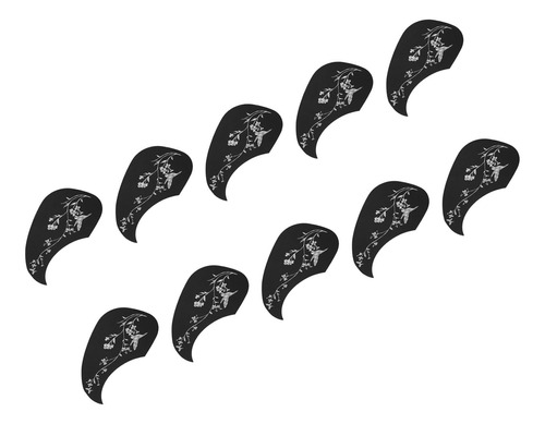 Guitar Pick Guard, 10 Peças, Padrão Acústico, Placa Em Forma