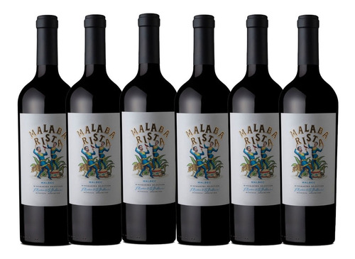 Vino Malbec Malabarista Pack Por 6 Y Chocolate Regalo