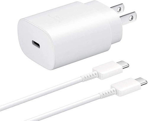 Cargador De Pared Samsung Usb-c De Carga Súper Rápida, Adapt