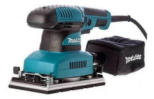 Lixadeira Orbital 190w + Coletor De Po Bo3710 Makita 110v Cor Azul-turquesa