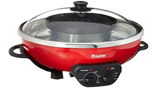 Maple- Olla Calentadora Con Parrilla Para Asador Mh8208