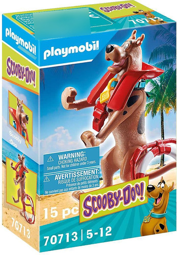 Playmobil - Figura De Salvavidas Coleccionable De Scooby-do.