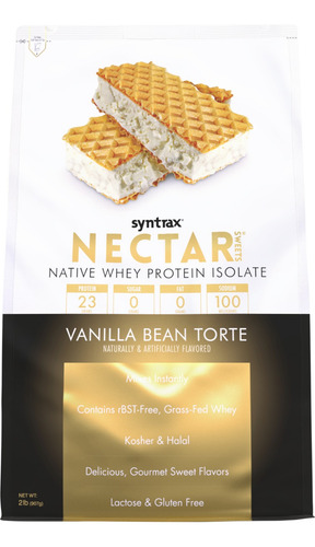 Nectar Whey Protein (907g) Vanilla Bean Torte Syntrax