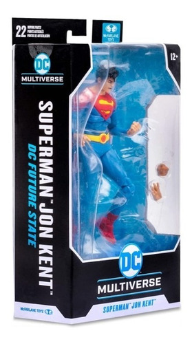Figura De Acción Superman Jon Kent Bandai Dc Future State