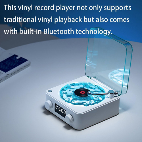 2024 Reproductor De Discos De Vinilo Waves,discos Bluetooth