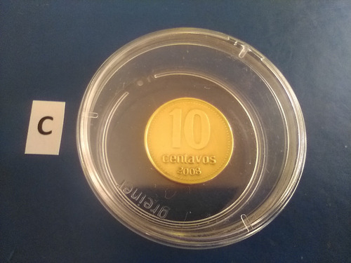 10 Centavos 2008 Moneda República Argentina Con Caja