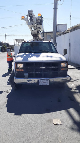 Chev 3500 Con Grúa Articulada Hidráulica Mtto Alumbrado Publ
