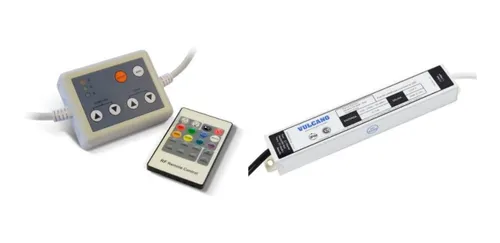 Controladora Luces Pileta Led Color Rgb Vulcano + Fuente 40w