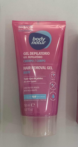 Gel Depilatorio Para El Cuerpo. Marca Body Natur