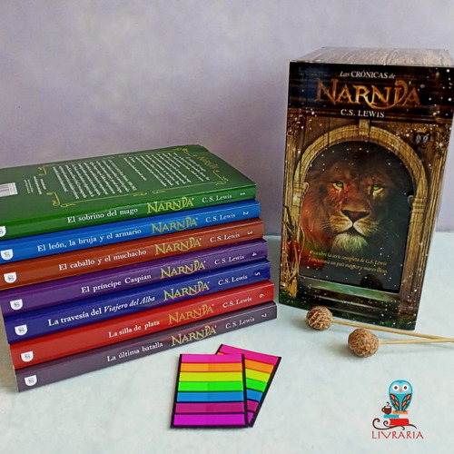 Las Cronicas De Narnia 7 Libros Con Estuche De Colección