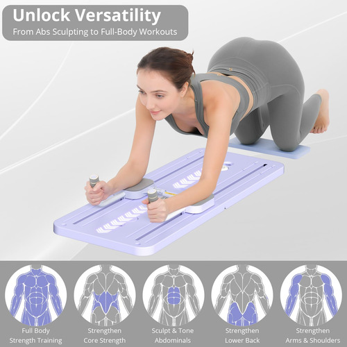 Tabla De Pilates Violeta Multiuso Para El Hogar 5 En 1