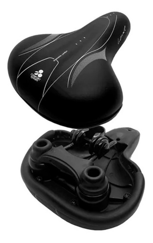 Asiento P/ Bici Ddk Comfort System Paseo C/ Elastomero