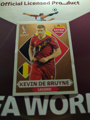 Kevin De Bruyne Legend (extra Sticker) Panini Qatar 2022