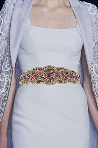 Idealway Cinturones Bohemios Para Mujer Cintura Elástica A