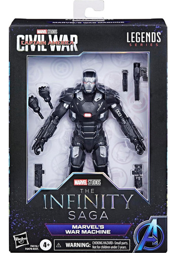 Figura De Acción Marvel Hasbro War Machine 25 Cm